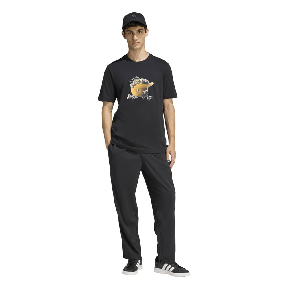 アディダス メンズ 半袖 Tシャツ SNACK POPCORN グラフィック Tシャツ