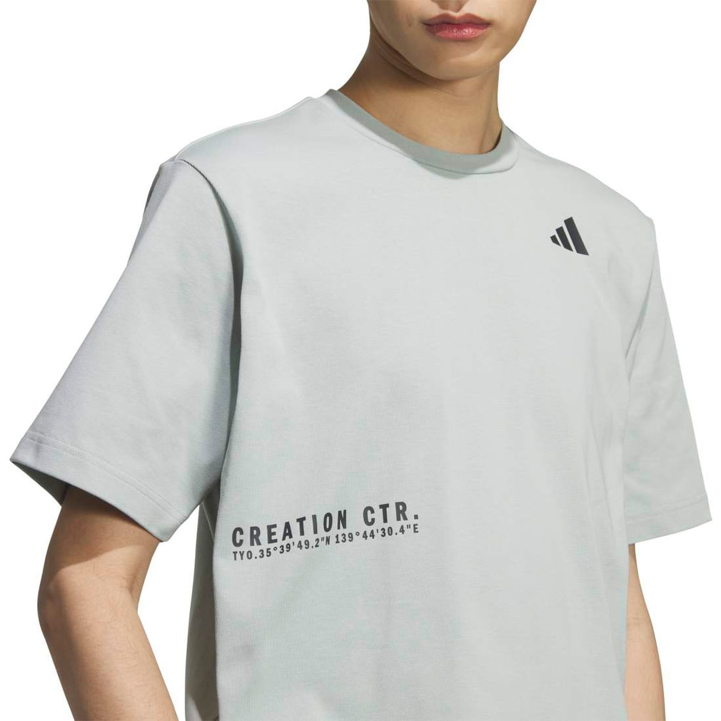 アディダス メンズ 半袖Tシャツ ブランドラブルーズフィット ヘビー