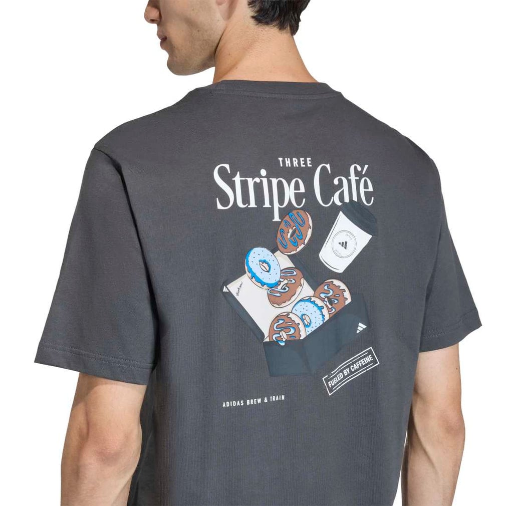 アディダス メンズ 半袖 Tシャツ コーヒー カフェ ドーナッツ ボックス
