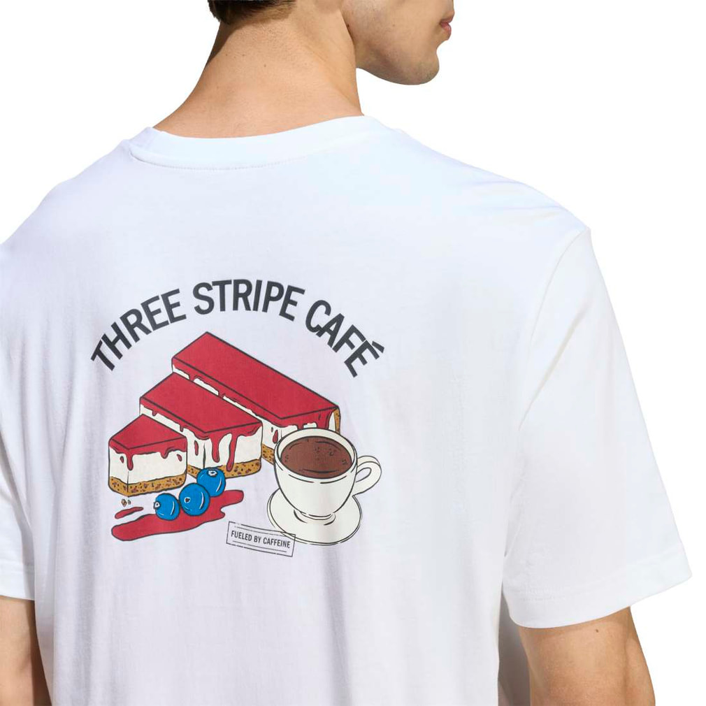 アディダス メンズ 半袖 Tシャツ コーヒー カフェ チーズケーキ