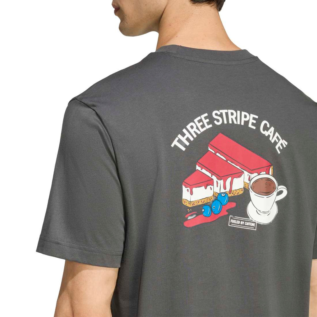 アディダス メンズ 半袖 Tシャツ コーヒー カフェ チーズケーキ