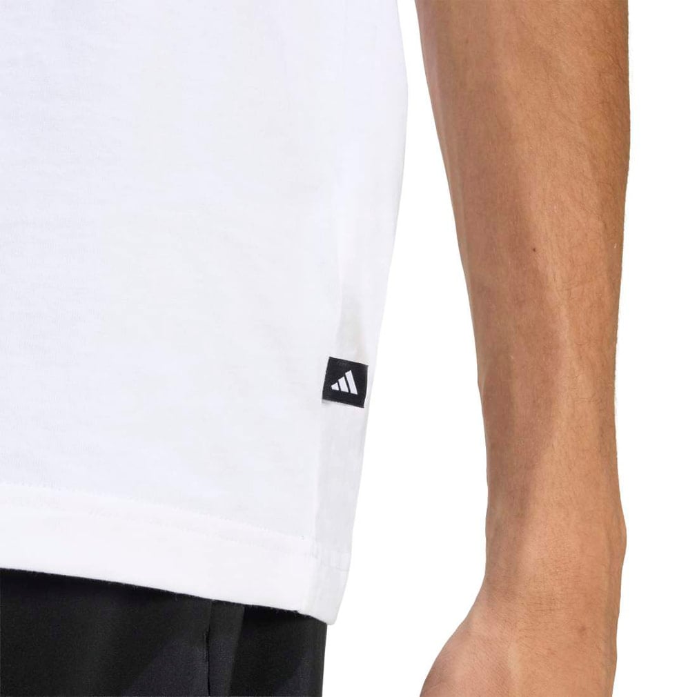 アディダス メンズ 半袖 Tシャツ サマー スライド トリム グラフィック