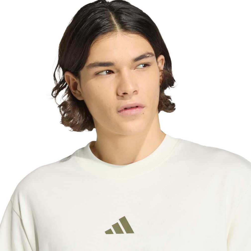 アディダス メンズ 半袖 Tシャツ バービージ スクリプト オーバー