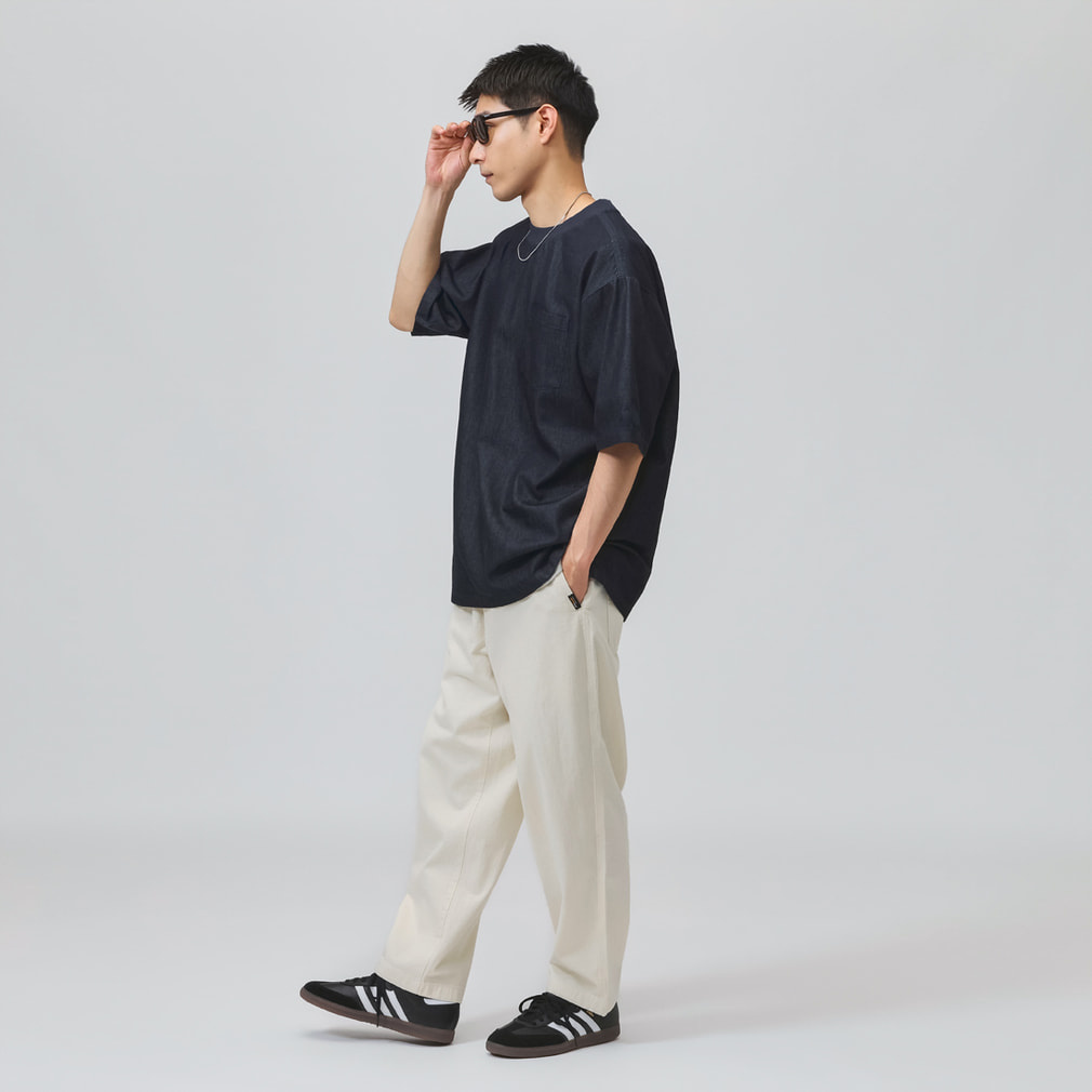 アディダス メンズ 半袖 Tシャツ M COOL DENIM Tシャツ AP NEE73