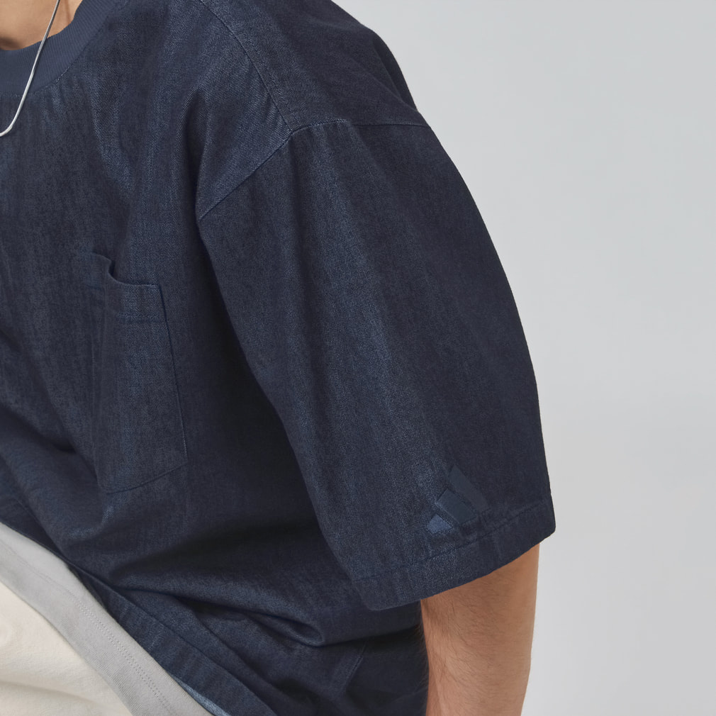 アディダス メンズ 半袖 Tシャツ M COOL DENIM Tシャツ AP NEE73