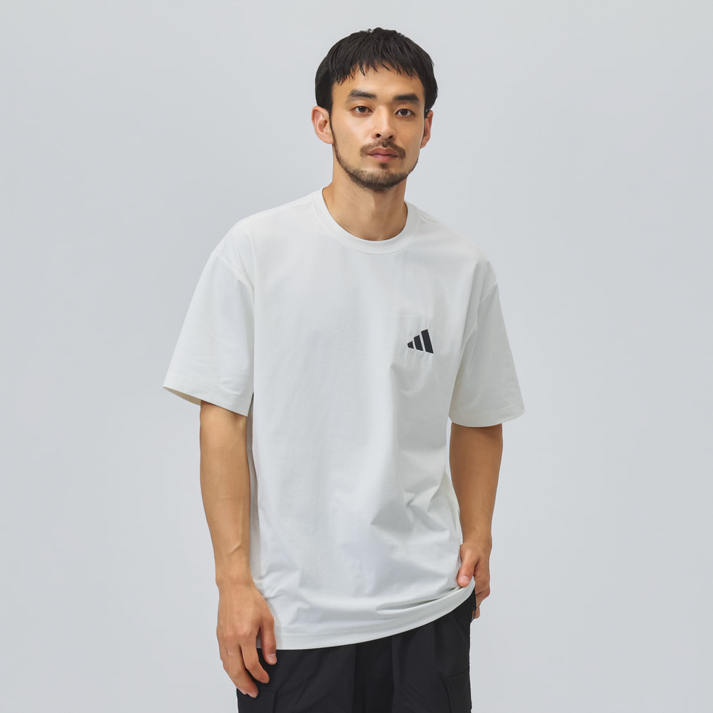 アディダス メンズ 半袖 Tシャツ EMO COOL HANABI グラフィックTシャツ