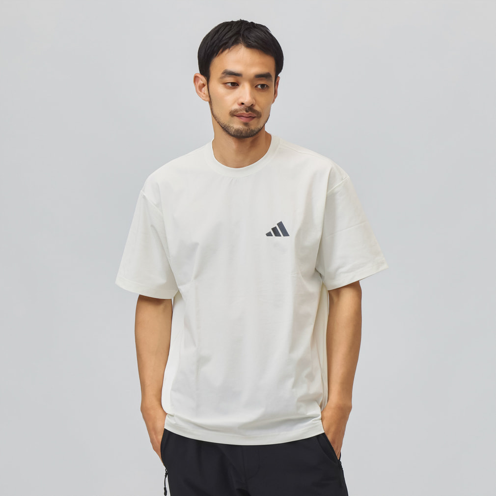アディダス メンズ 半袖 Tシャツ EMO COOL HANABI グラフィックTシャツ