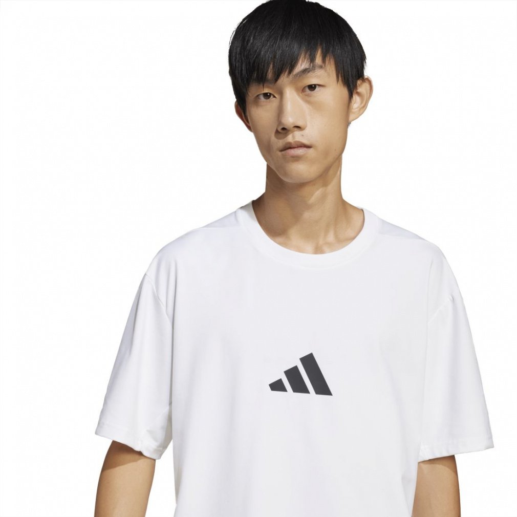 s Tシャツ adidas Originals Zach's Business White T-Shirt | Zumiez