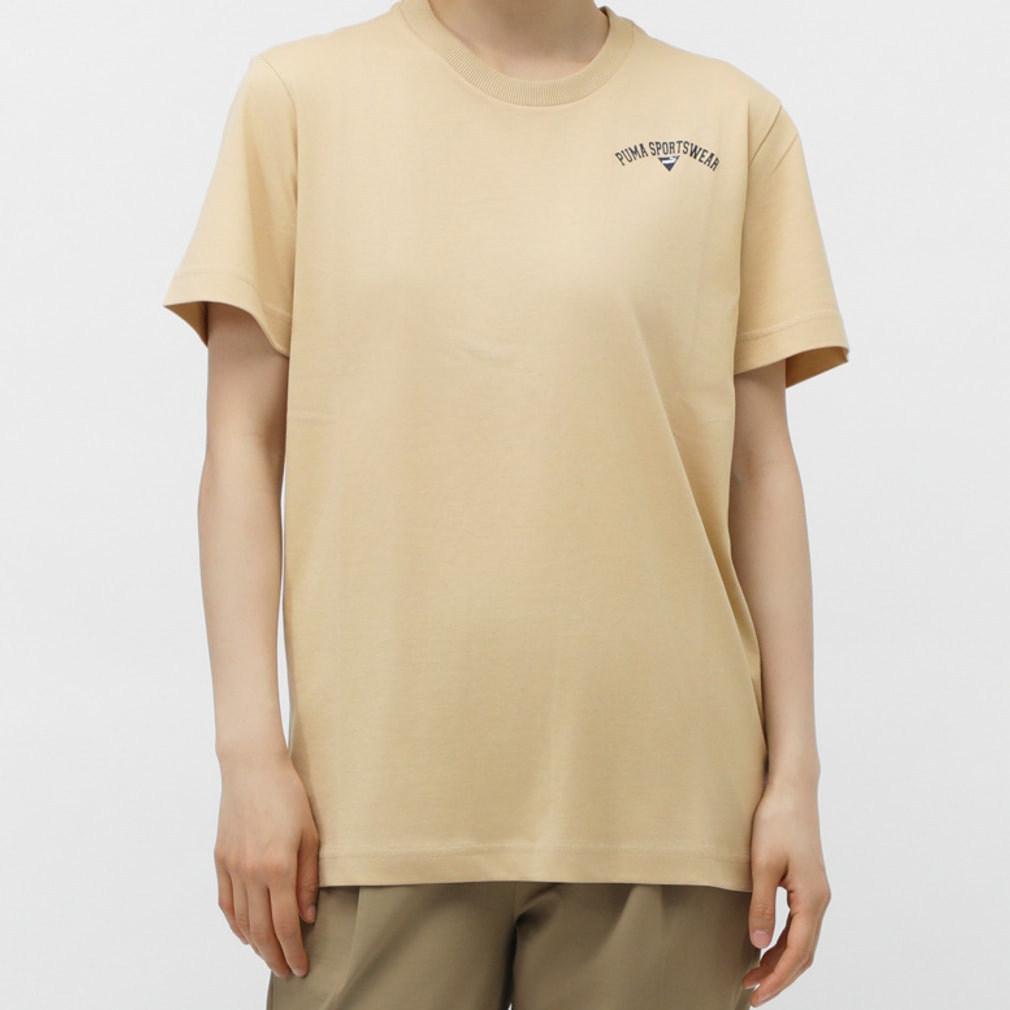プーマ メンズ 半袖 Tシャツ SS コットン ワンポイント Tシャツ 691666