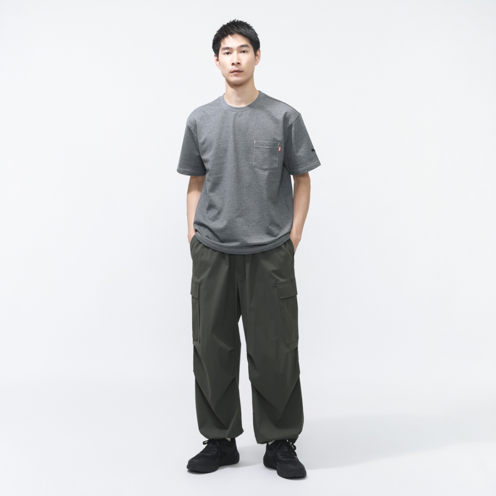 プーマ メンズ 半袖 Tシャツ ESS ELEVATED デニム ライク SS Tシャツ