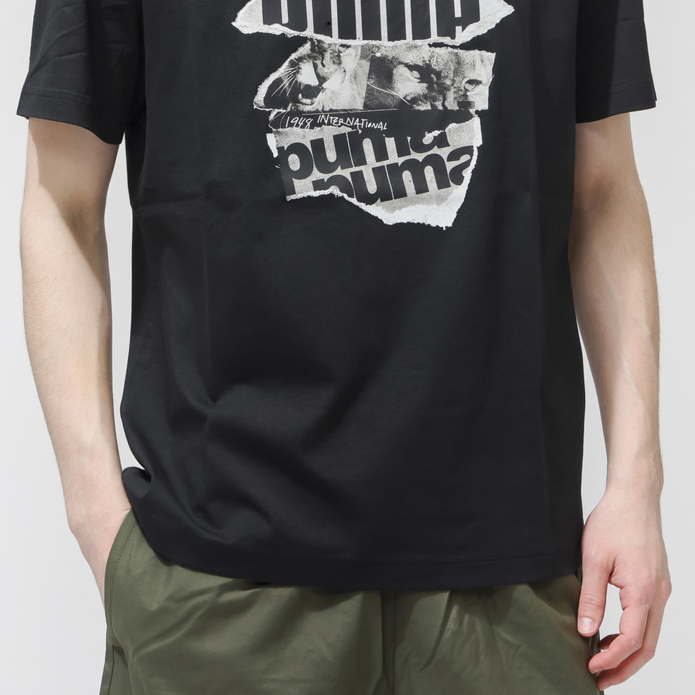プーマ メンズ 半袖 Tシャツ GRAPHIC フォトプリント Tシャツ 694169