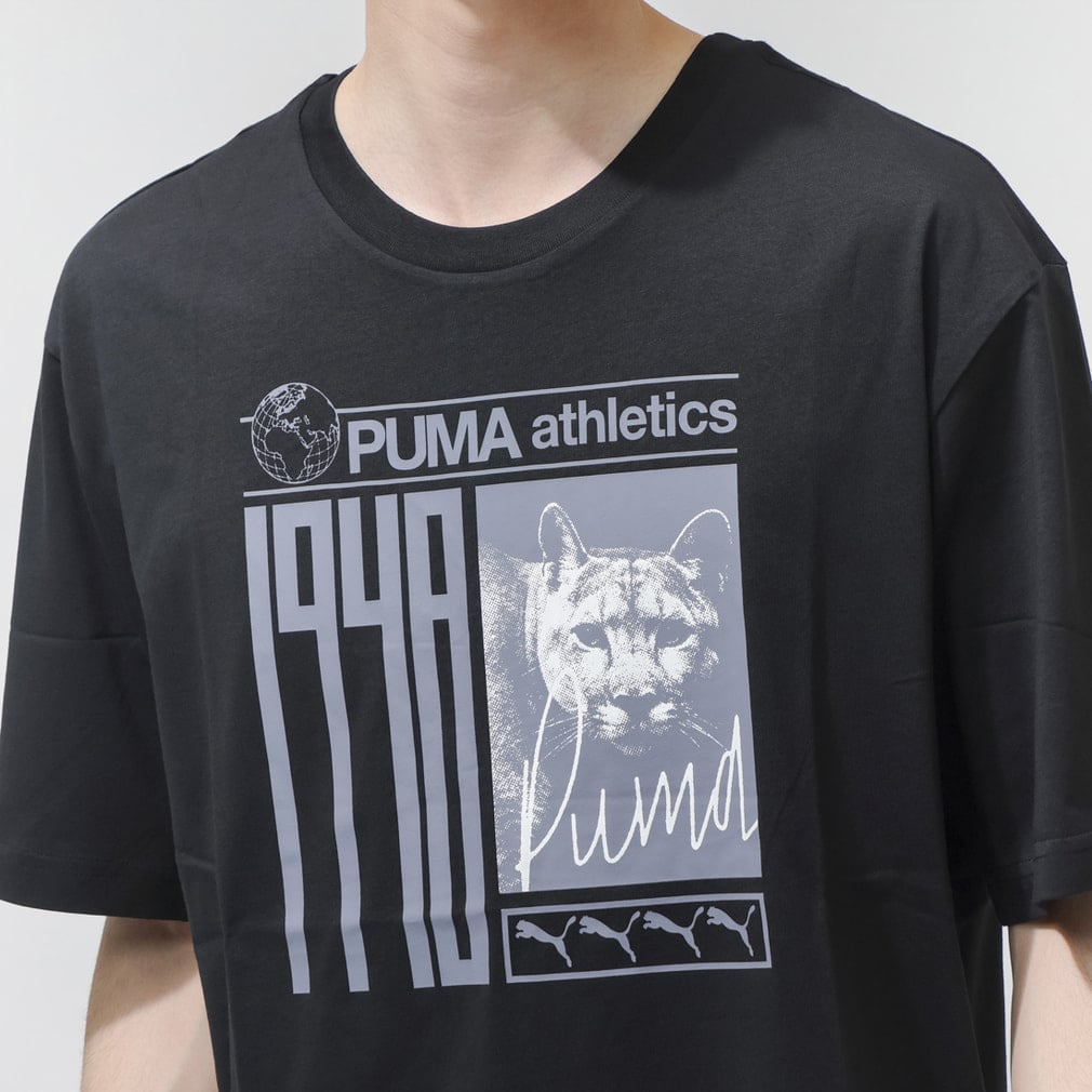 プーマ メンズ 半袖 Tシャツ GRAPHIC フォトプリント Tシャツ 694058