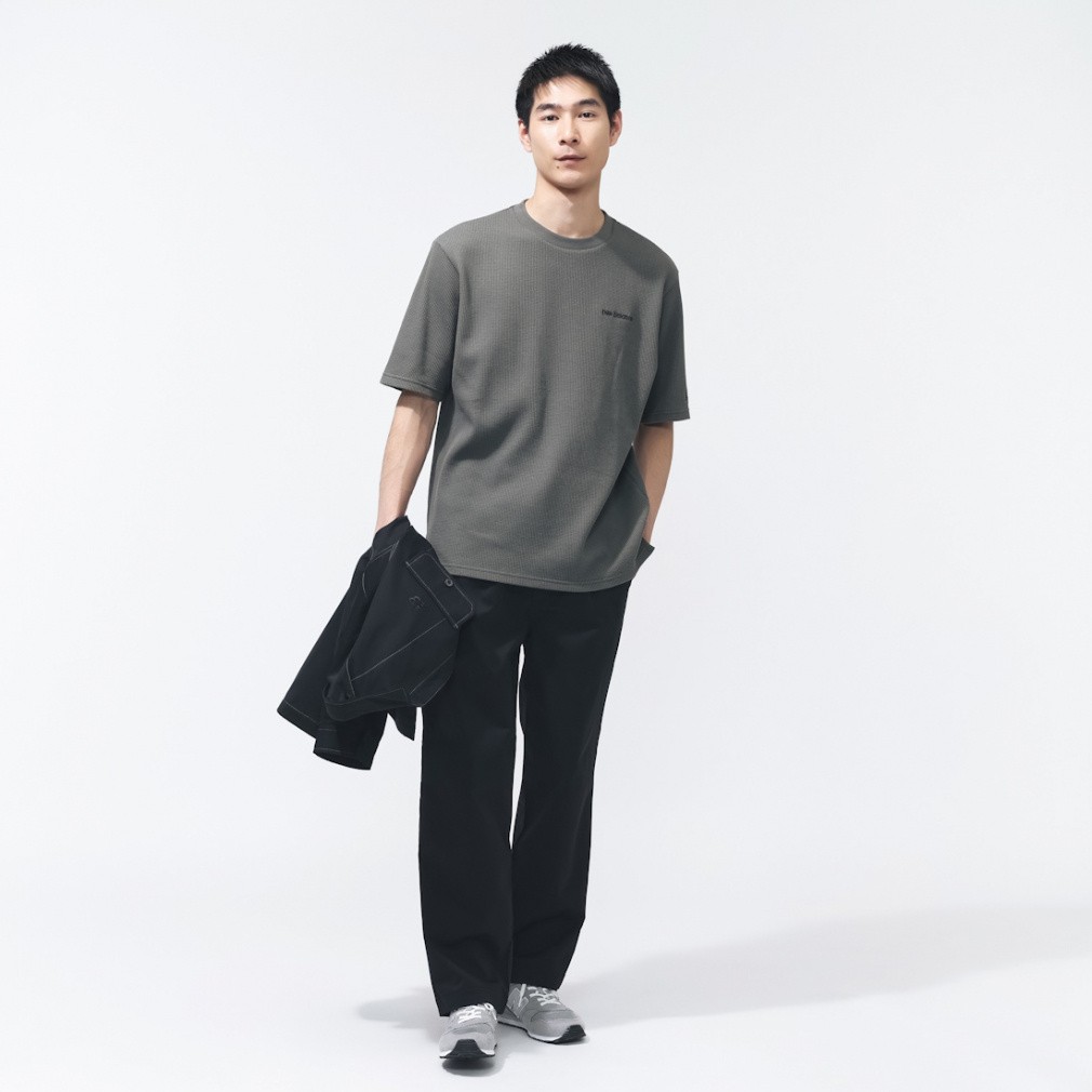 ニューバランス THE CITY メンズ 半袖 Tシャツ ワッフルTシャツ