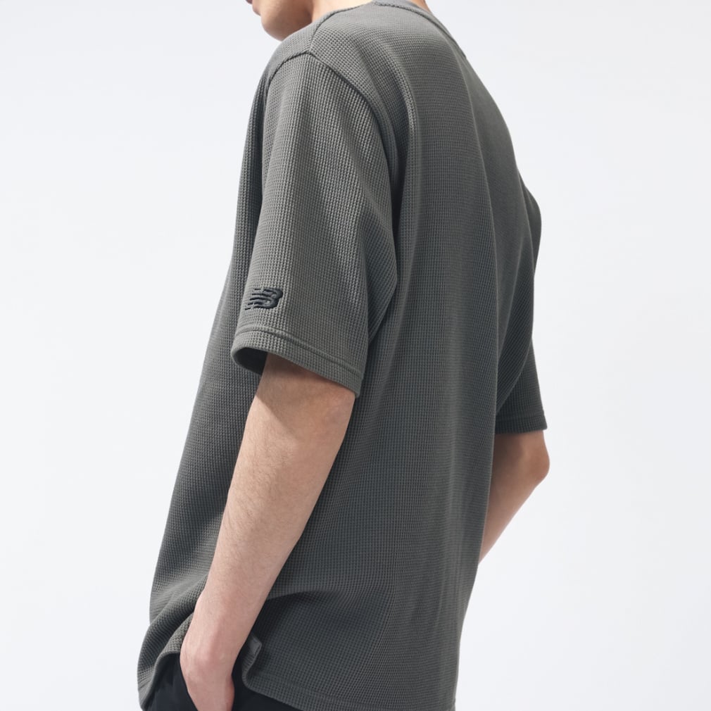 ニューバランス THE CITY メンズ 半袖 Tシャツ ワッフルTシャツ