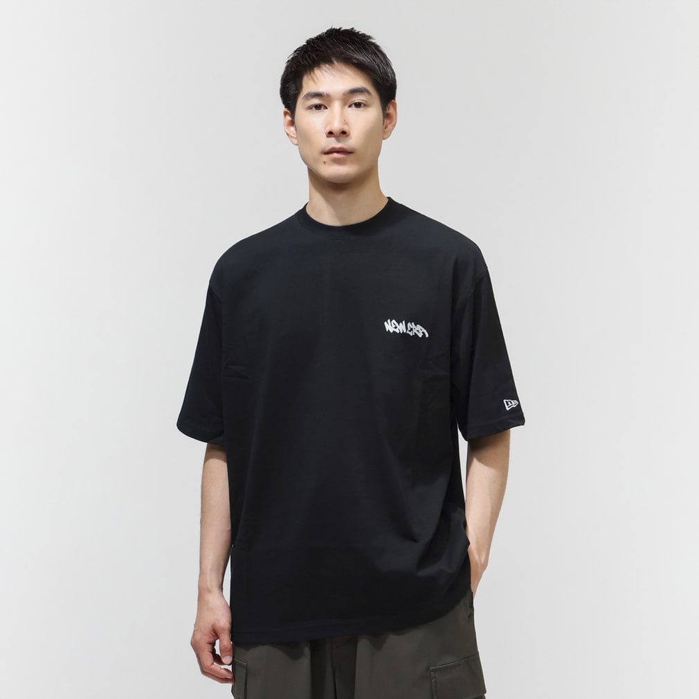ニューエラ メンズ 半袖 Tシャツ SS OS CT TEE TAGGING BLK 261
