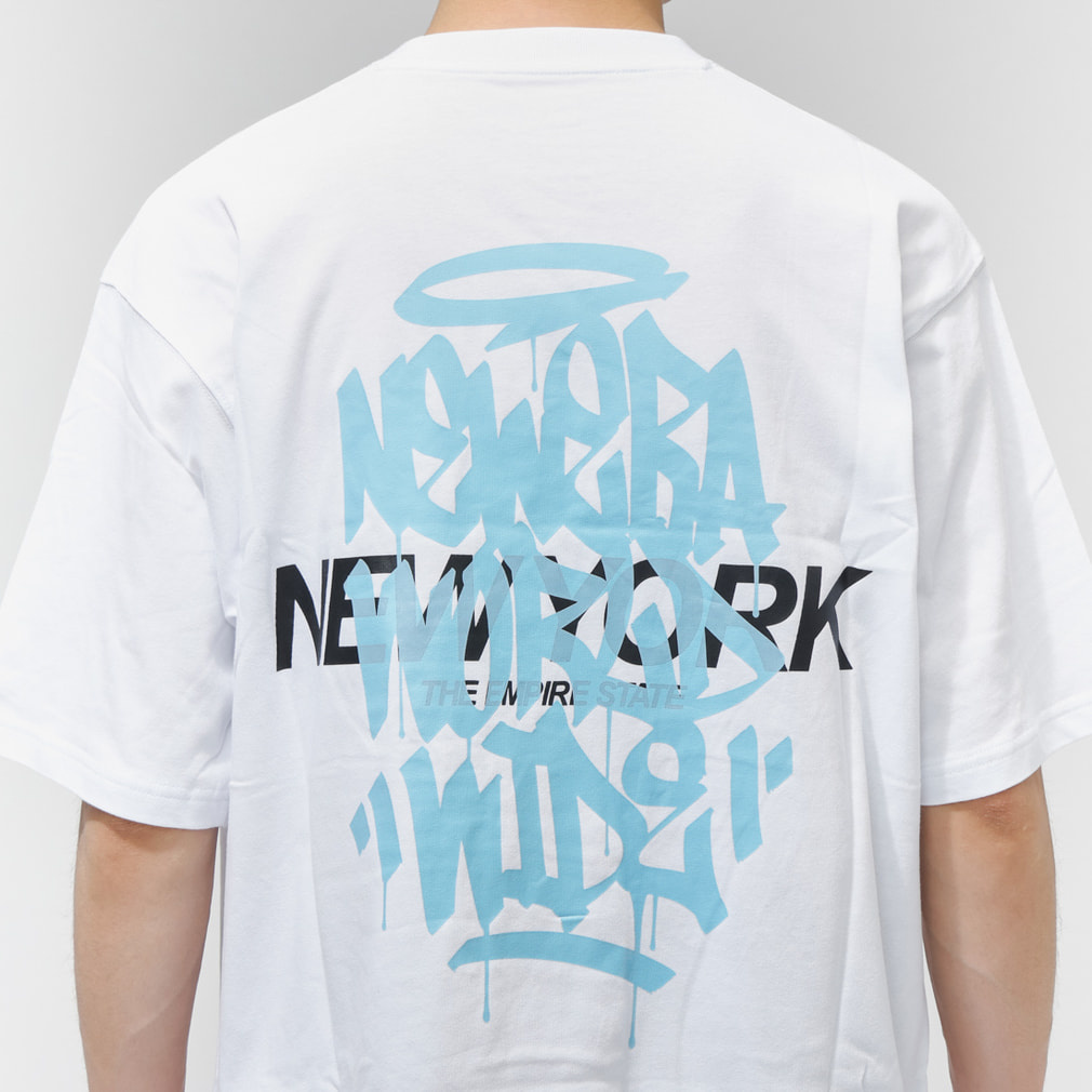 ニューエラ メンズ 半袖 Tシャツ SS OS CT TEE TAGGING WHI 261