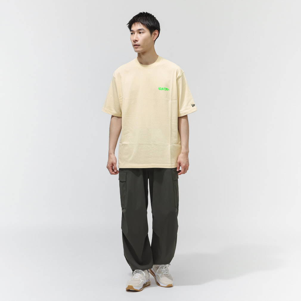 ニューエラ メンズ 半袖 Tシャツ SS OS CT TEE TAGGING CREAM 261