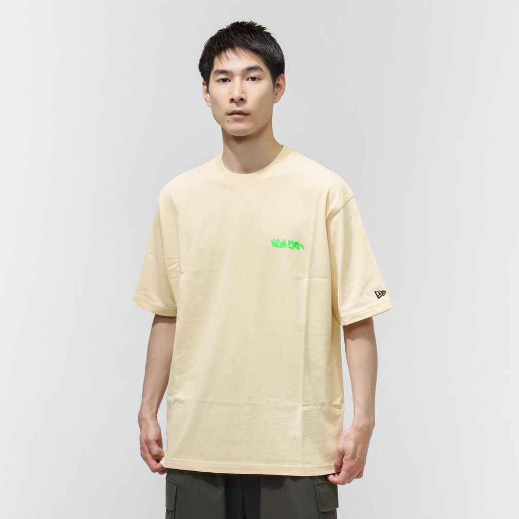 ニューエラ メンズ 半袖 Tシャツ SS OS CT TEE TAGGING CREAM 261