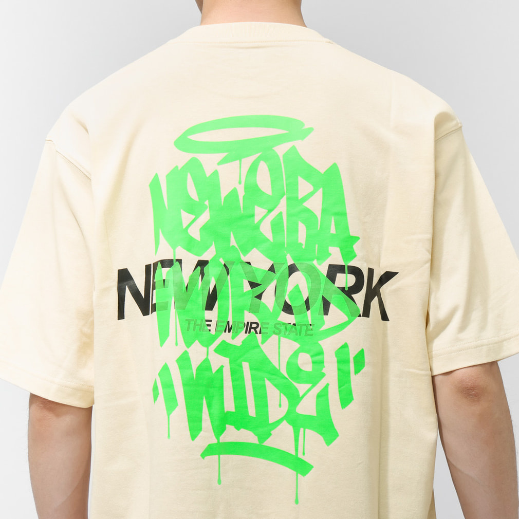 ニューエラ メンズ 半袖 Tシャツ SS OS CT TEE TAGGING CREAM 261