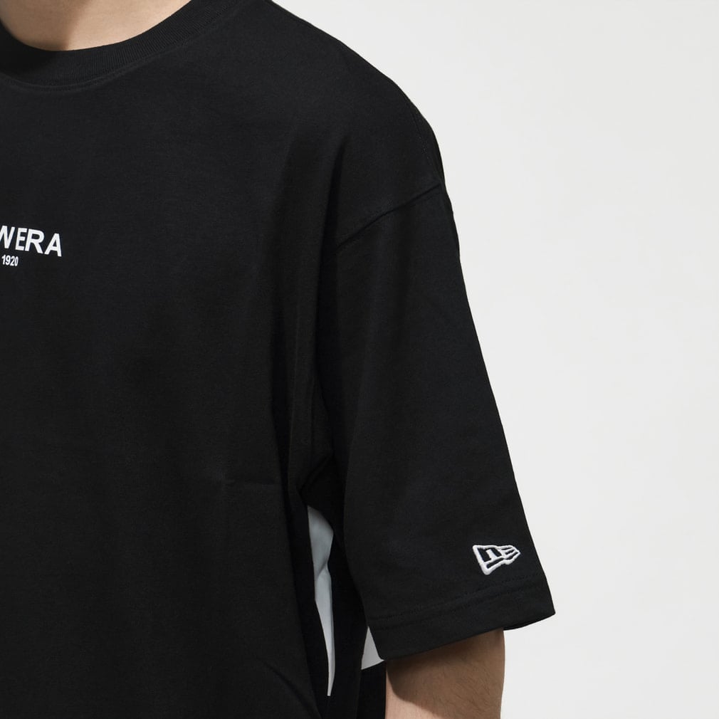 ニューエラ メンズ 半袖 Tシャツ SS OS CT TEE ZOOM UP LOGO BLK 261