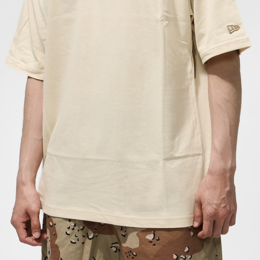 ニューエラ メンズ 半袖 Tシャツ SS OS CT TEE ZOOM UP LOGO CREAM 261