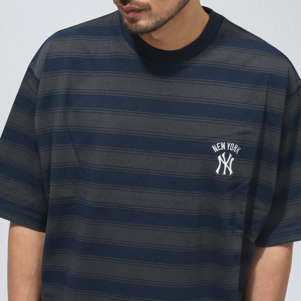 【極美品】everyone BORDER TEE 半袖Tシャツ サイズM ニューエラ メンズ 半袖 Tシャツ SS OS BORDER TEE NEYYAN NVY