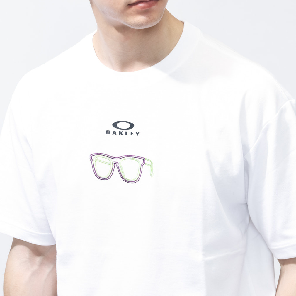 オークリー メンズ 半袖 Tシャツ BORDERLESS S/S TEE NEON CAL