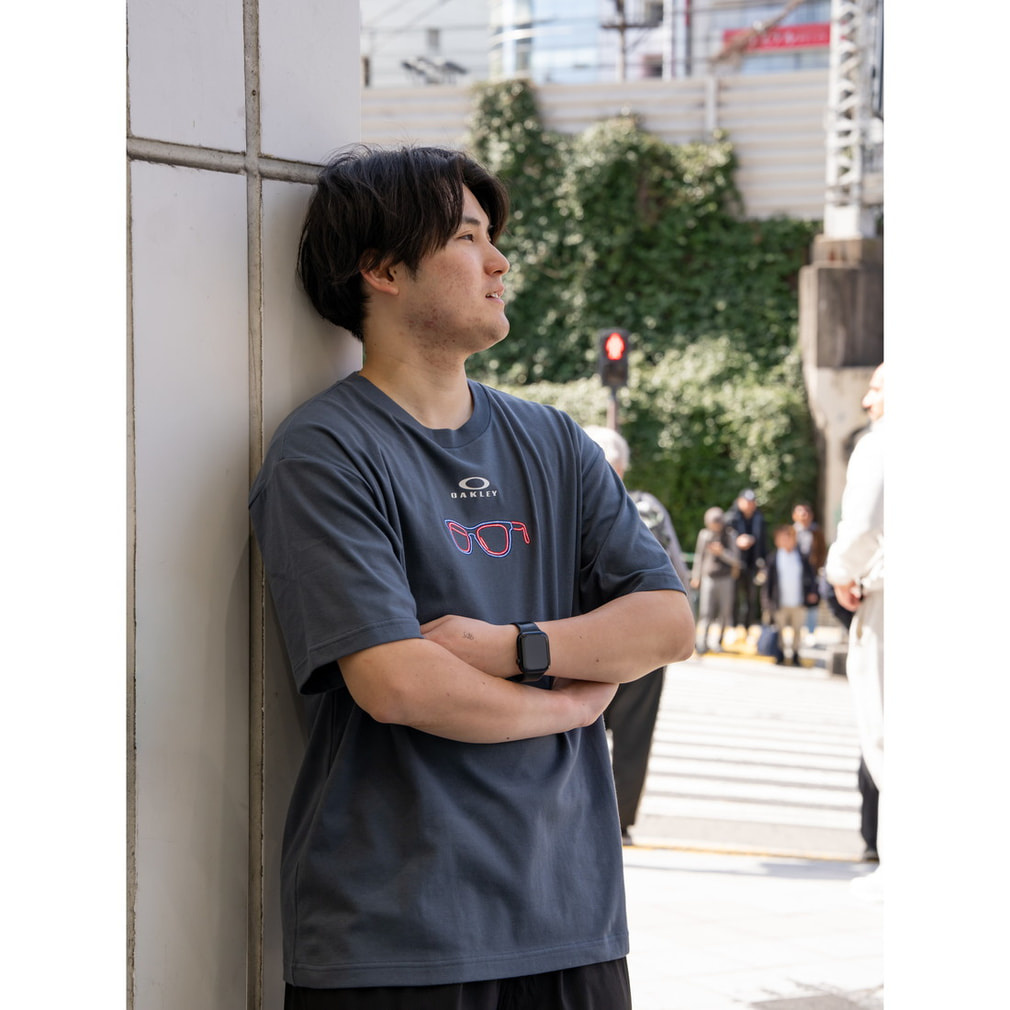 オークリー メンズ 半袖 Tシャツ BORDERLESS S/S TEE NEON CAL