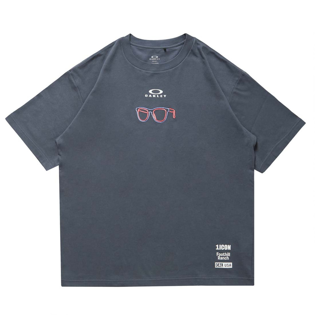 オークリー メンズ 半袖 Tシャツ BORDERLESS S/S TEE NEON CAL