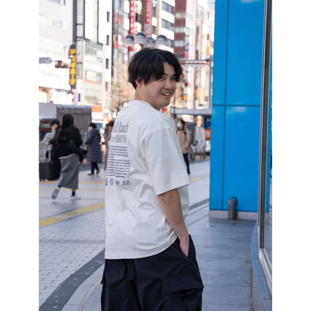 オークリー メンズ 半袖 Tシャツ BORDERLESS S/S TEE STATEMENT