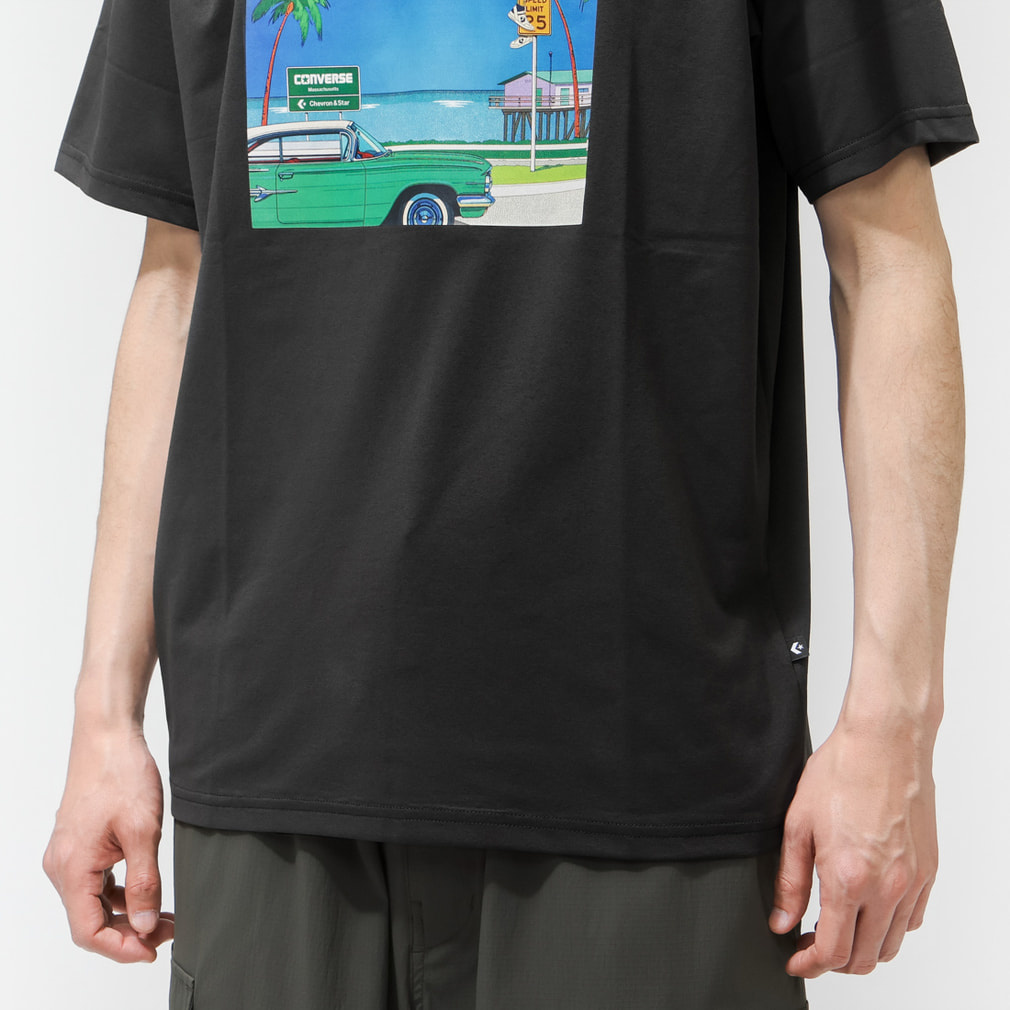 コンバース メンズ 半袖 Tシャツ AP EM GRAPHIC TEE M 半袖Tシャツ