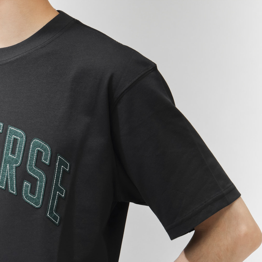 コンバース メンズ 半袖 Tシャツ CV FELT LOGO TEE M 半袖Tシャツ