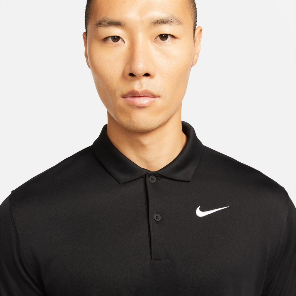 フェデラー着用Nike ポロシャツ Mサイズ 黒/赤 Nike FIT DRY 474553712.jpg?1535678206