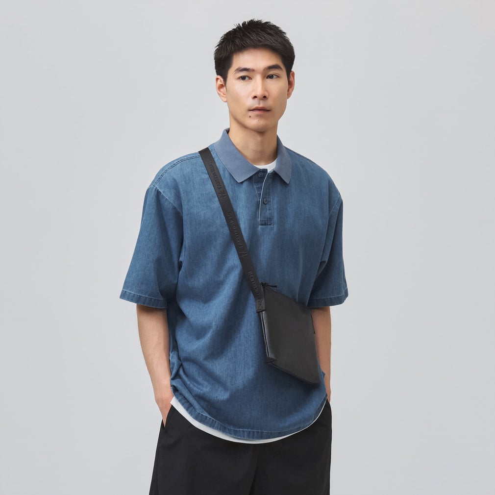 アディダス メンズ 半袖 ポロシャツ M COOL DENIM ポロシャツ AP NEE76