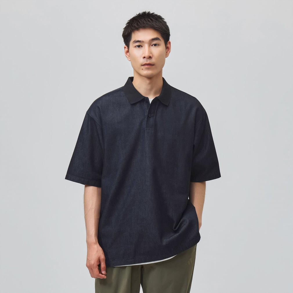 アディダス メンズ 半袖 ポロシャツ M COOL DENIM ポロシャツ AP NEE76