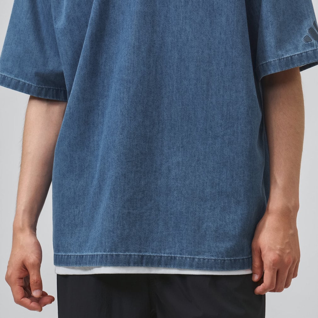 アディダス メンズ 半袖 ポロシャツ M COOL DENIM ポロシャツ AP NEE76
