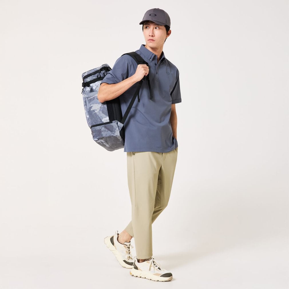 オークリー メンズ 半袖 ポロシャツ O-SYNC PACK POLO SEERSUCKER 2.0