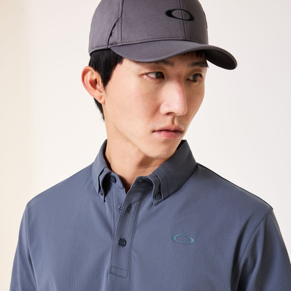 オークリー メンズ 半袖 ポロシャツ O-SYNC PACK POLO SEERSUCKER 2.0