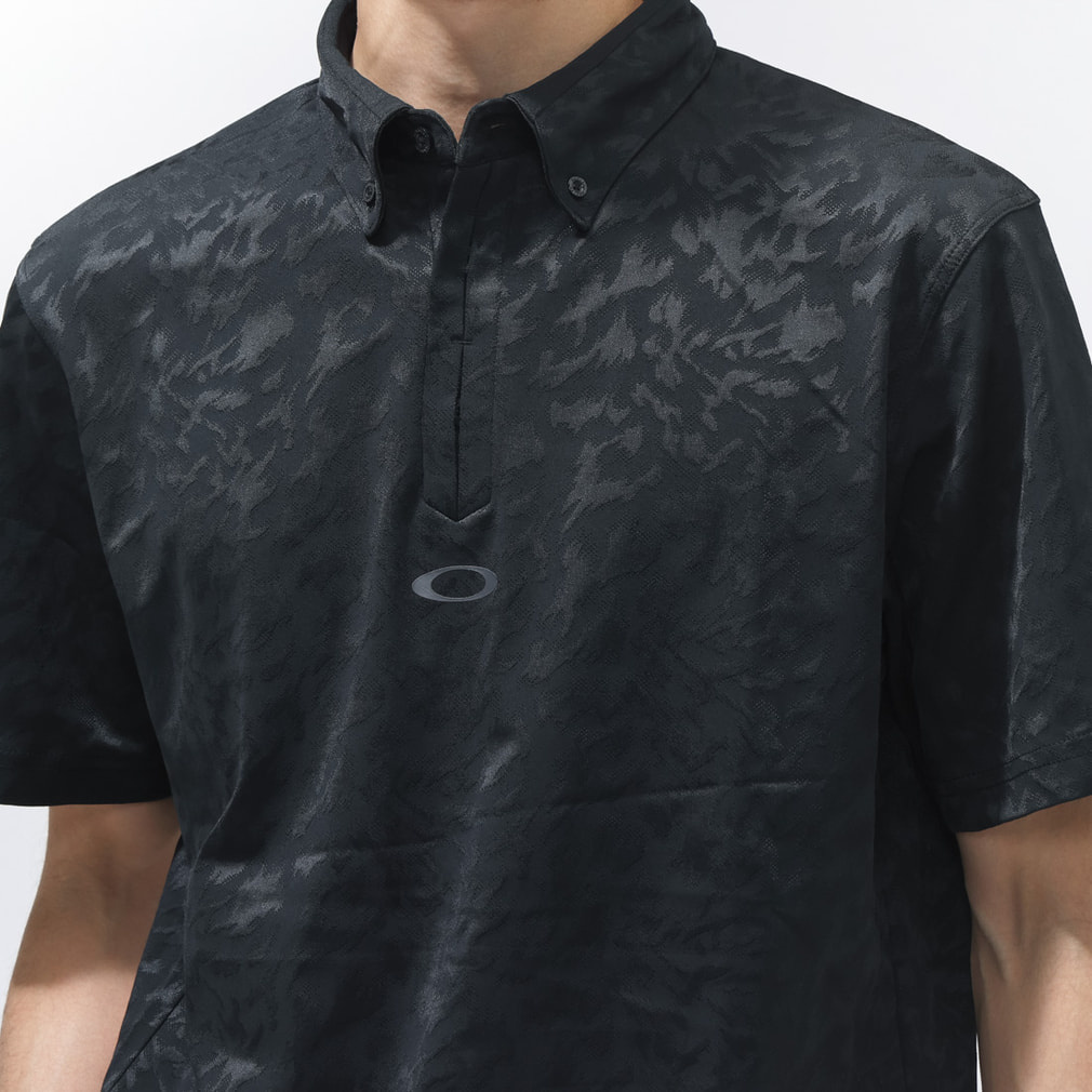 Oakley ブラック シャツ オークリー メンズ 半袖 ポロシャツ O-SYNC PACK POLO GRAPHIC 2.0