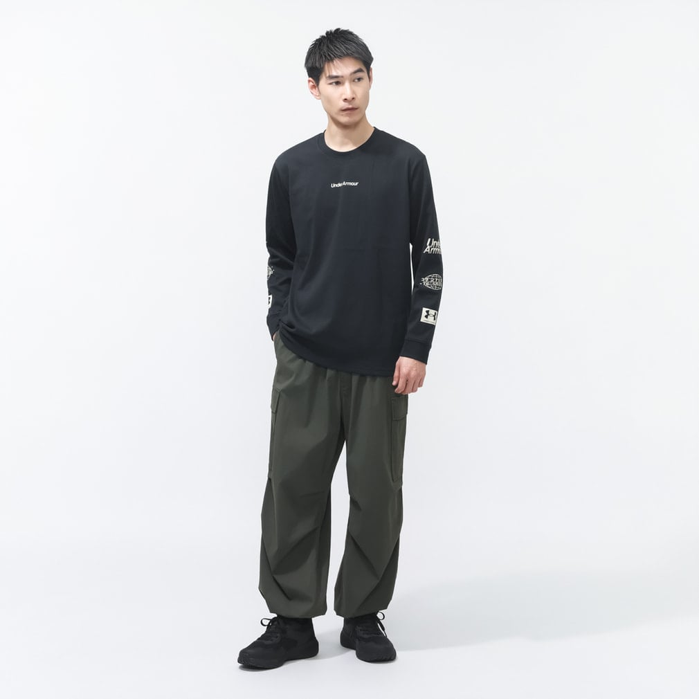 アンダーアーマー メンズ 長袖 Tシャツ UAヘビーウエイト グラフィック