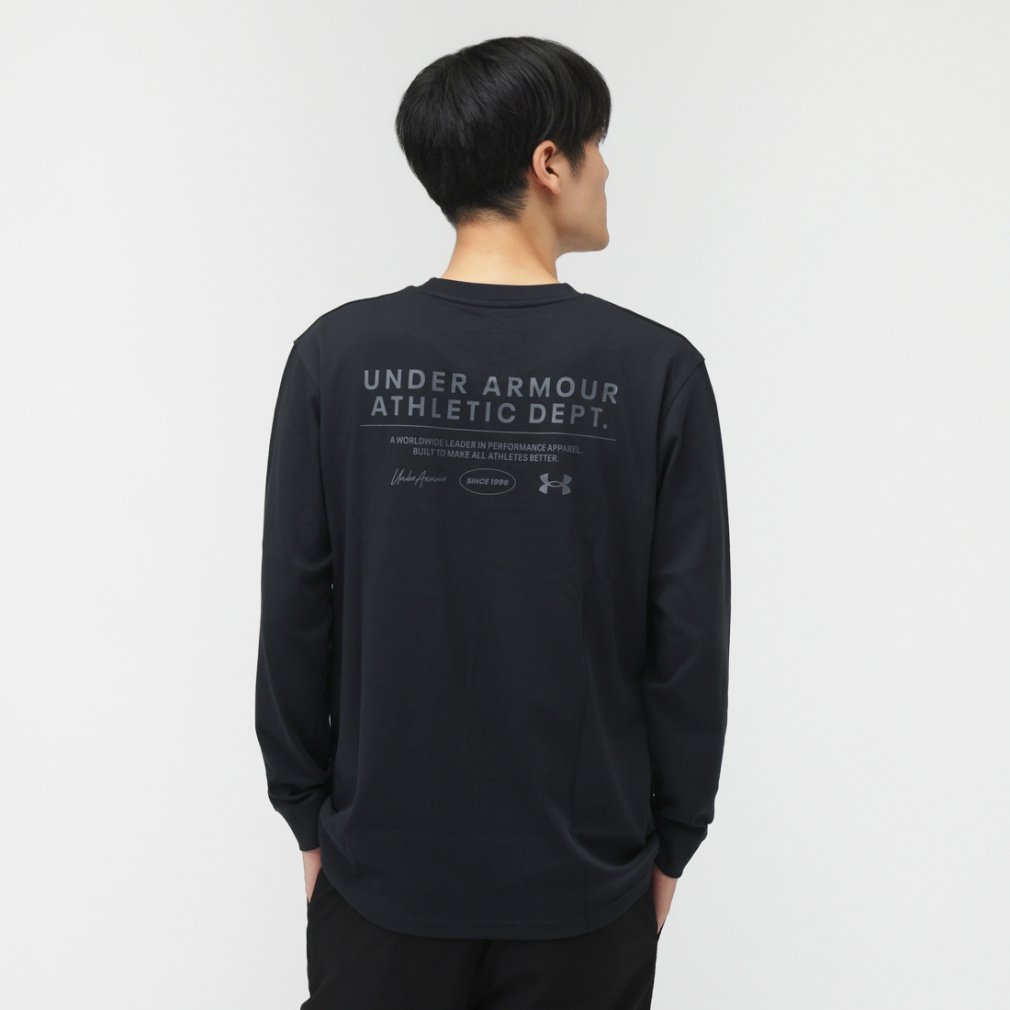 アンダーアーマー メンズ 長袖 Tシャツ UAヘビーウエイト ロゴ