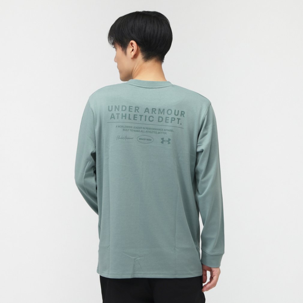 アンダーアーマー メンズ 長袖 Tシャツ UAヘビーウエイト ロゴ