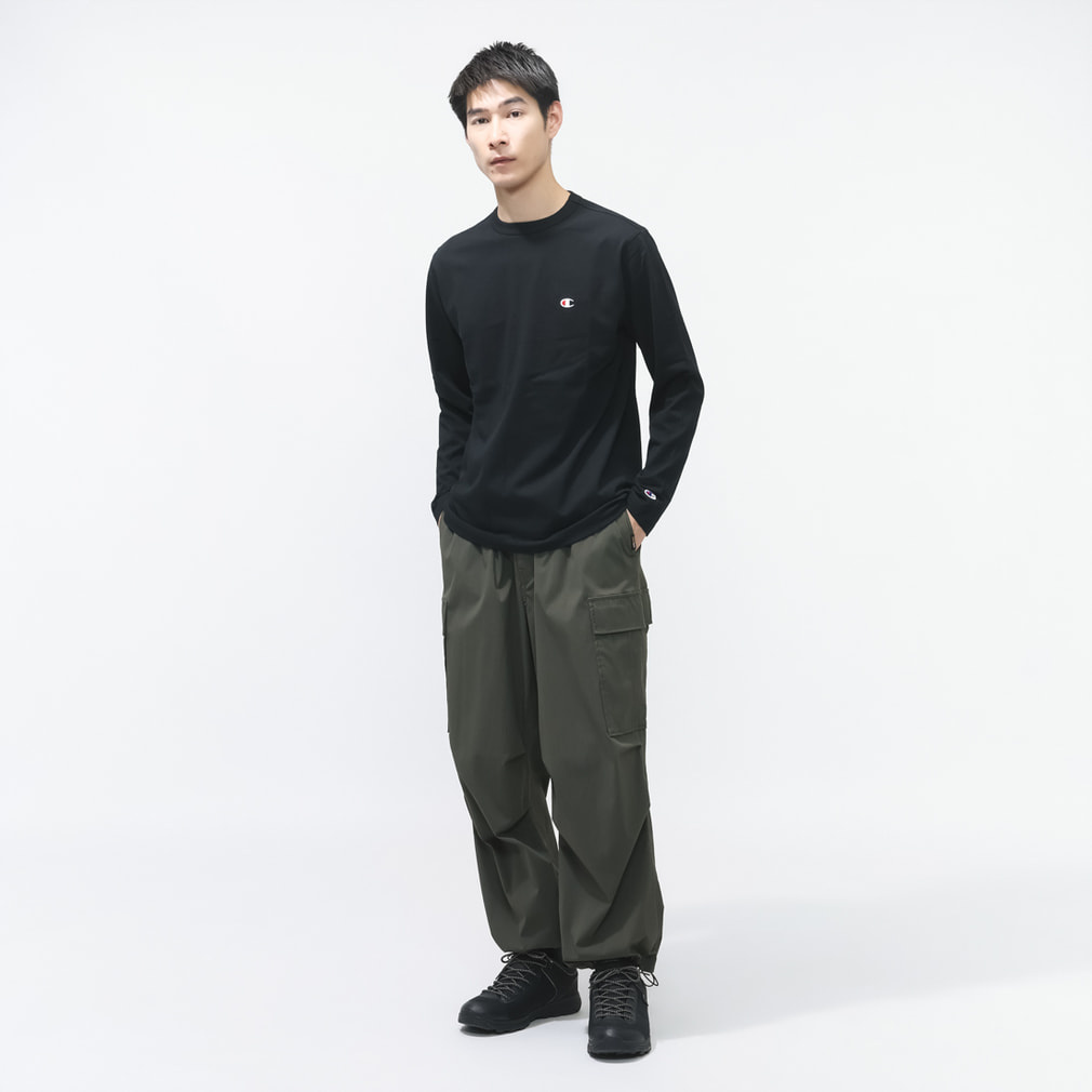 チャンピオン メンズ 長袖 Tシャツ LONG SLEEVE T-SHIRT C3-Y428