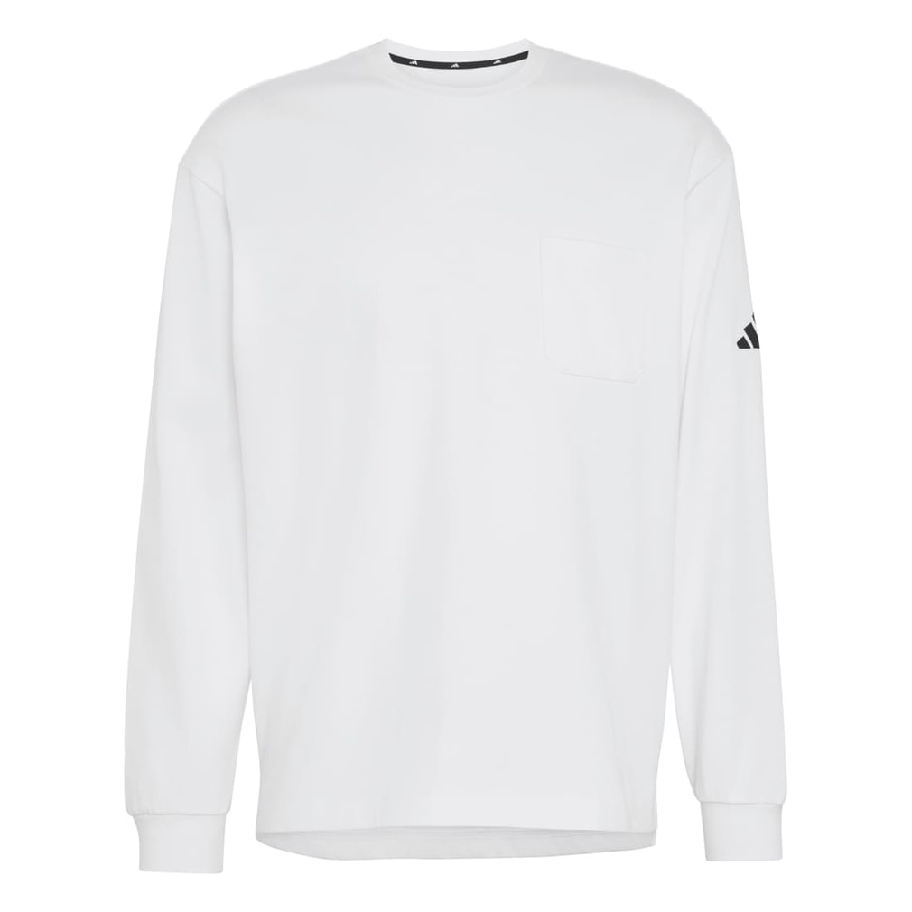 アディダス メンズ 長袖 Tシャツ マストハブ ルーズフィット ポケット