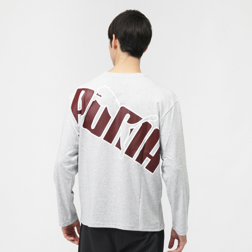 プーマ メンズ 長袖 Tシャツ LOGO LAB MX LS Tシャツ 690124 スポーツ
