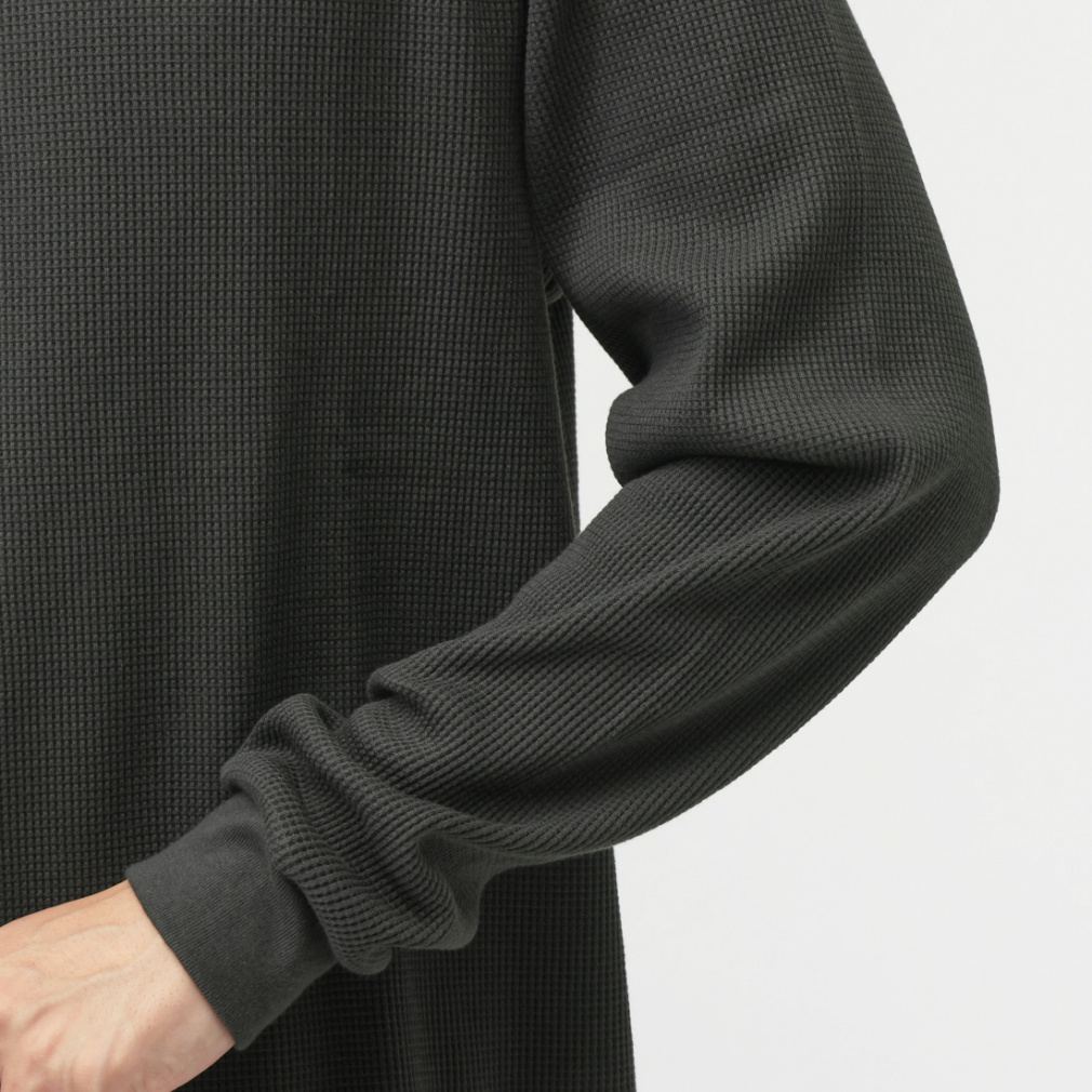 ニューバランス THE CITY メンズ 長袖 Tシャツ ワッフルロングスリーブ