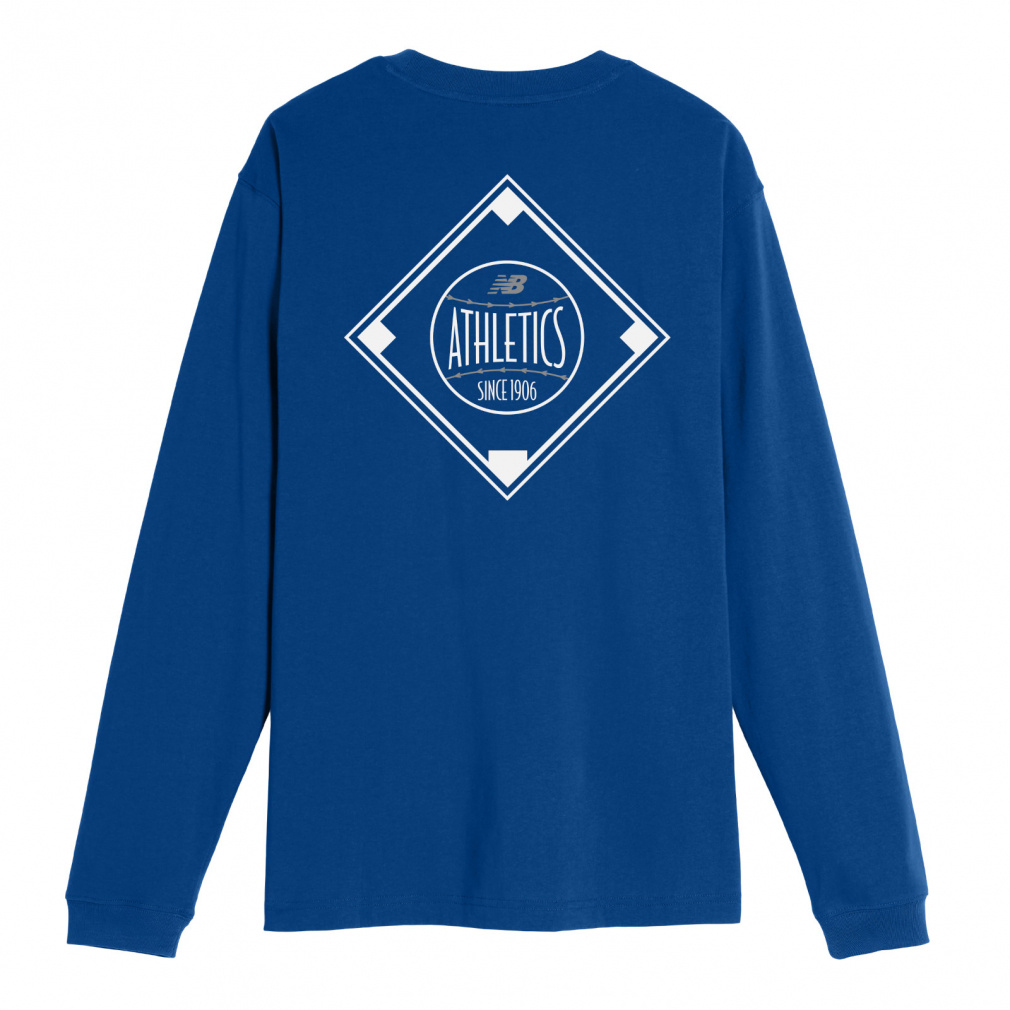 ニューバランス メンズ 長袖 Tシャツ ロングスリーブTシャツ