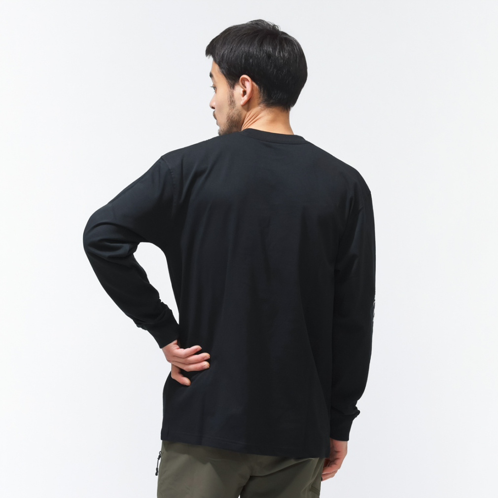 ニューエラ メンズ 長袖 Tシャツ LS CT TEE OLD ENGLISH BLK 14856735