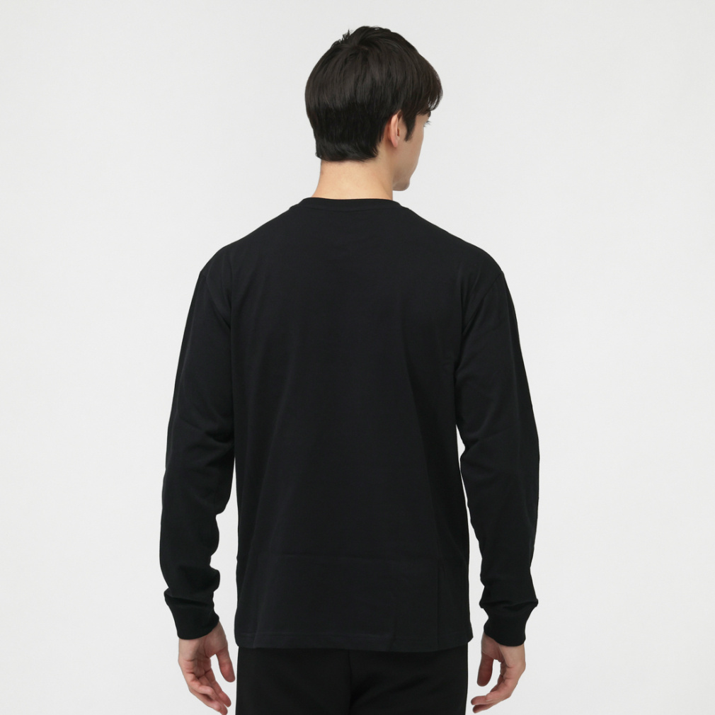 ニューエラ メンズ 長袖 Tシャツ LS CT TEE BOX PATTERN BLK 14682715