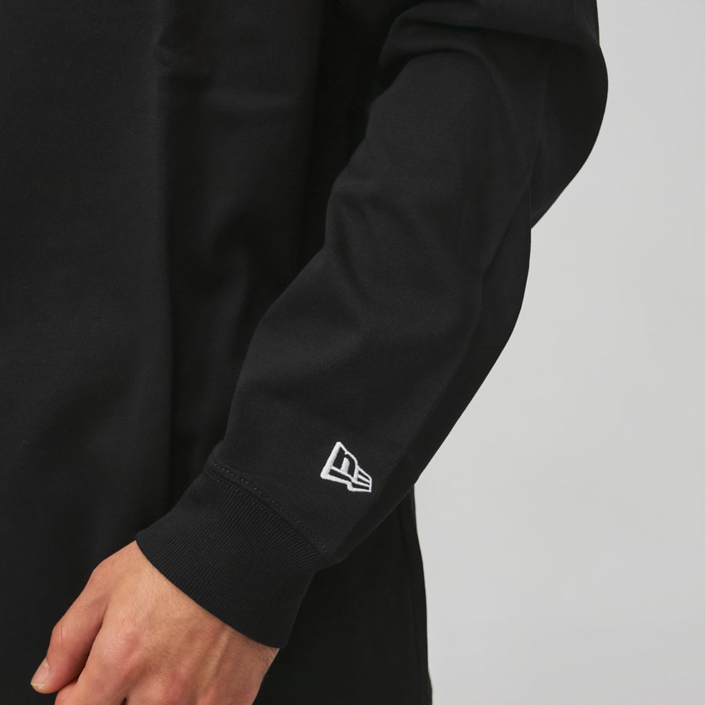 ニューエラ メンズ 長袖 Tシャツ LS OS CT TEE BOX LOGO BLK 263